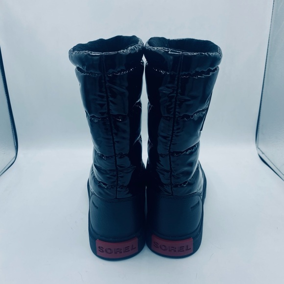 Sorel Black Joan of Arctic Next Lite Mid Puffy - Picture 7 of 10